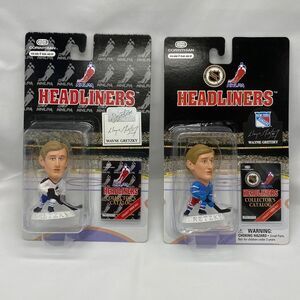 💙NIB Wayne Gretzky Headliners Signature Series Figure Pair